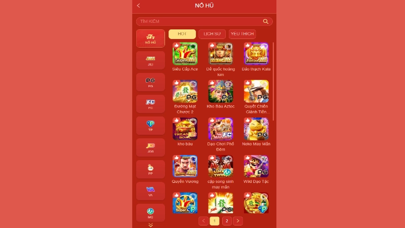 68win - Cổng Game Bài Xanh Chín Lớn Nhất Châu Á 2025 8 Giới thiệu sảnh Nổ hũ